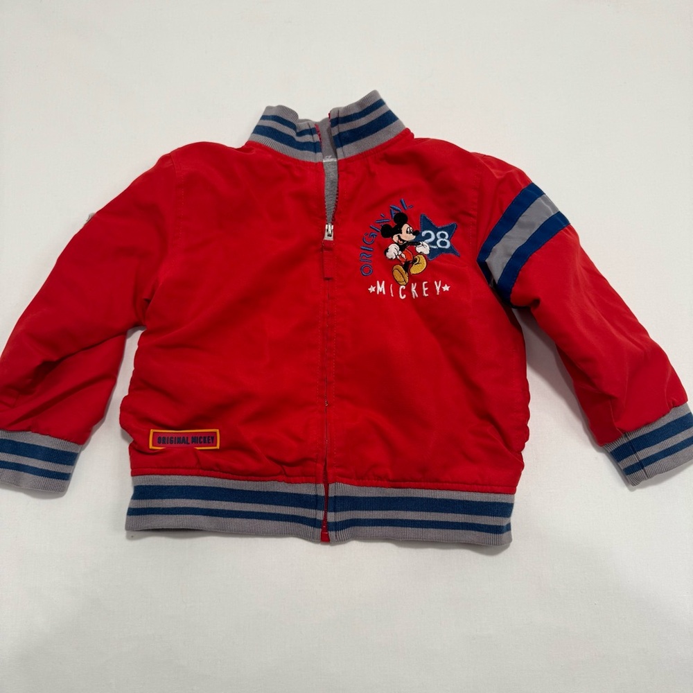 Vintage baby Red Mickey Mouse Jacket 18 months
